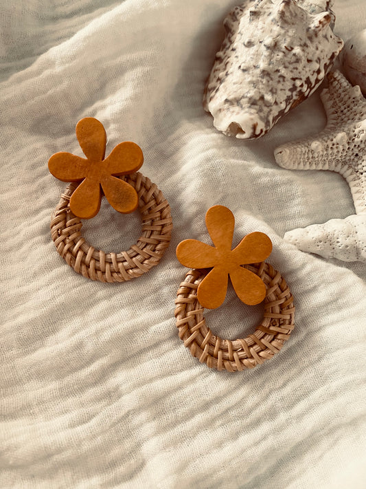 Boucles d’oreilles fleurs