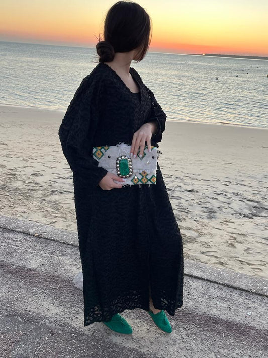 Robe Plumetis Noir